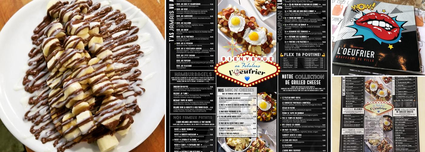 L'Oeufrier (Chabanel) Menu