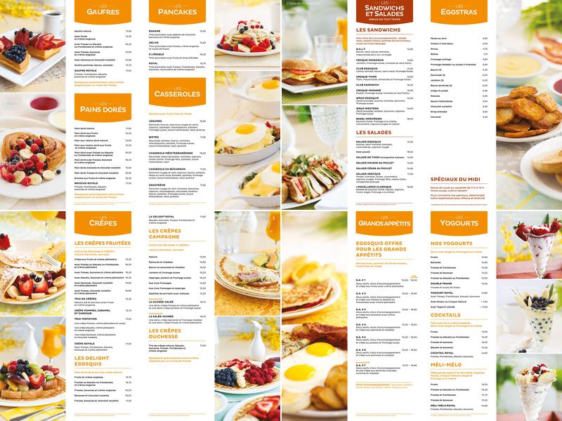 Eggsquis Menu