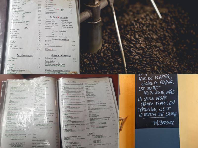 Café Passion Saint-Lambert Menu