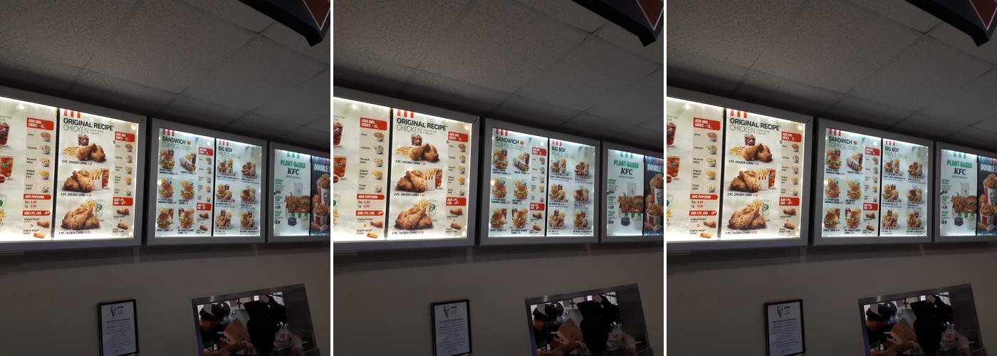 KFC Menu