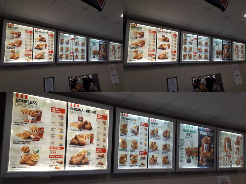KFC Menu