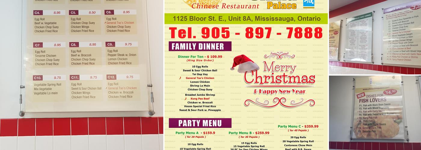 China China Palace Restaurant Menu
