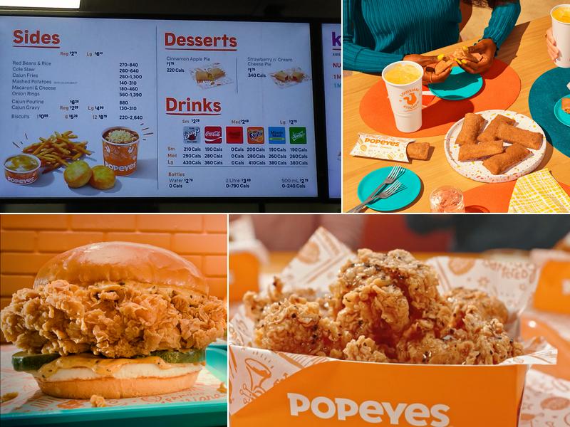 Popeyes Louisiana Kitchen Menu