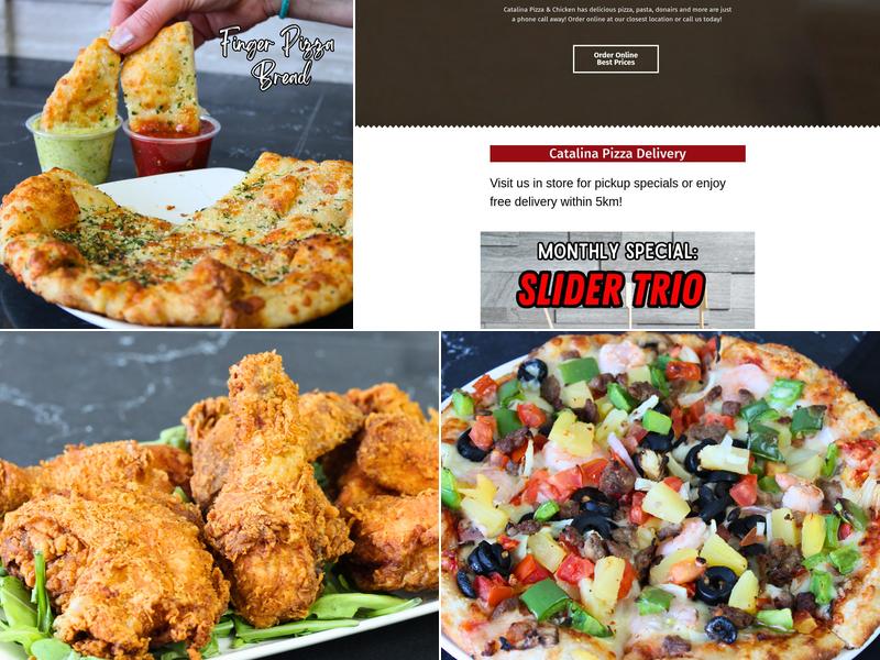 Catalina Pizza & Chicken Menu