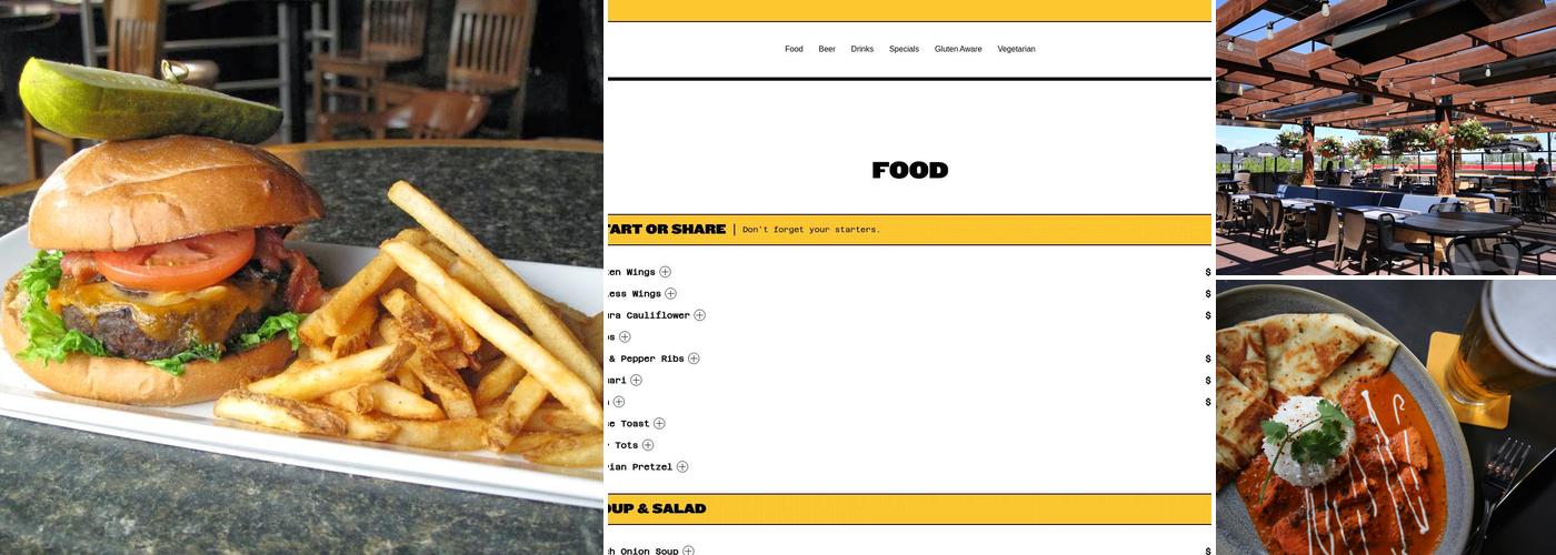 Brewsters Brewing Company and Restaurant - McKenzie Towne Menu