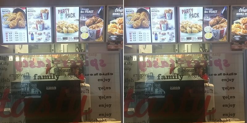 KFC Menu