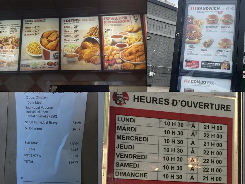 PFK Menu