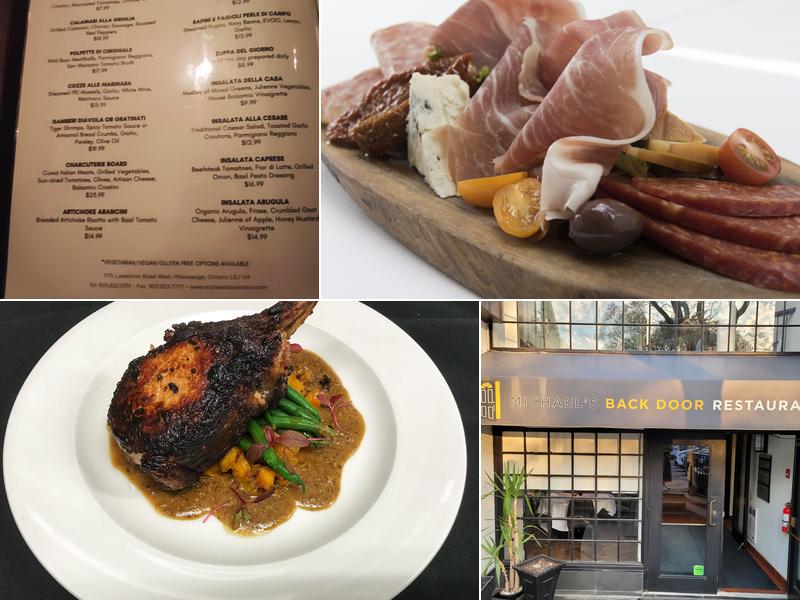 Michael's Back Door Restaurant Menu