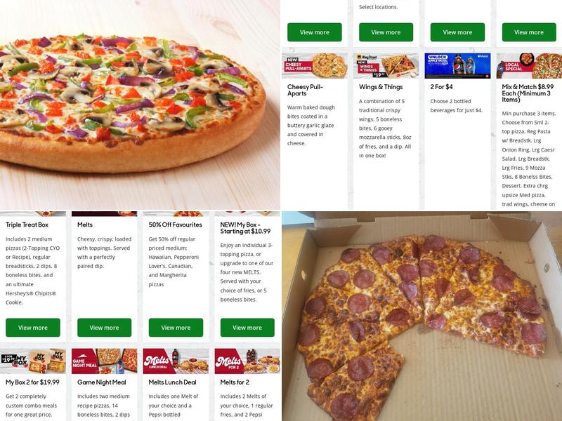 Pizza Hut Menu