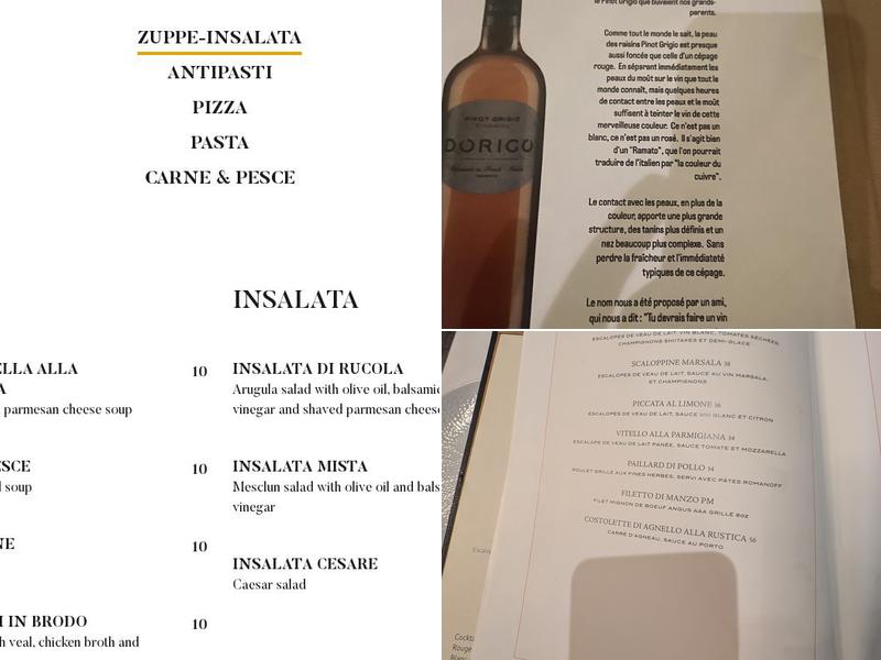 Bravi Menu