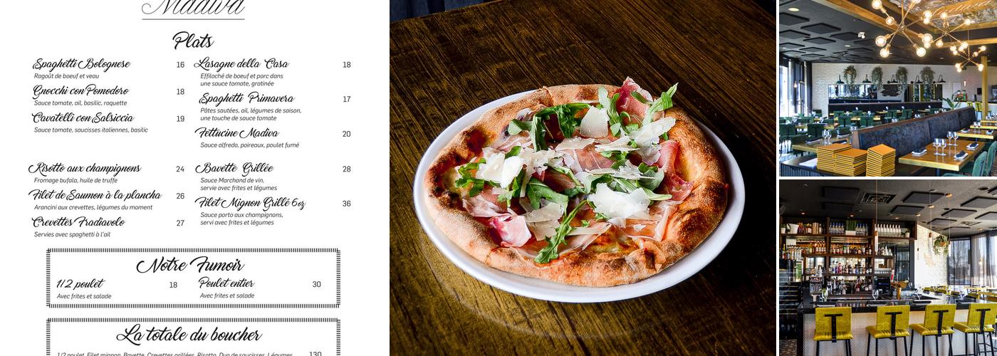 Restaurant Madiva Menu