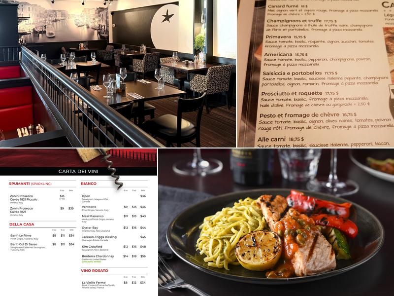 Pacini Repentigny Menu