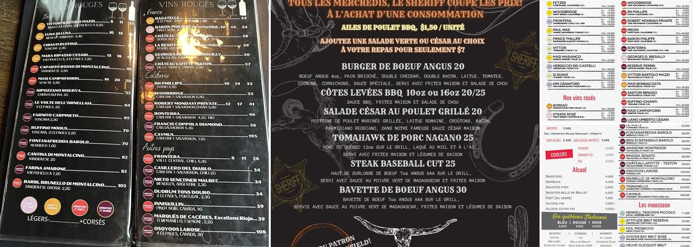 Le Four Menu