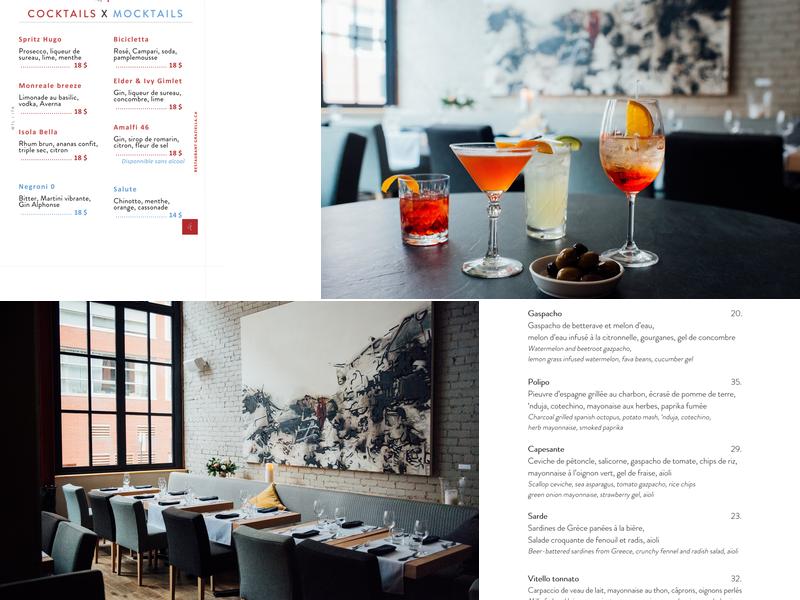 Restaurant Graziella Menu