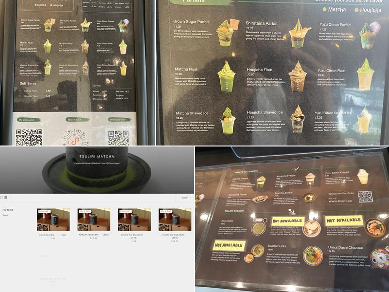 Tsujiri Richmond Menu