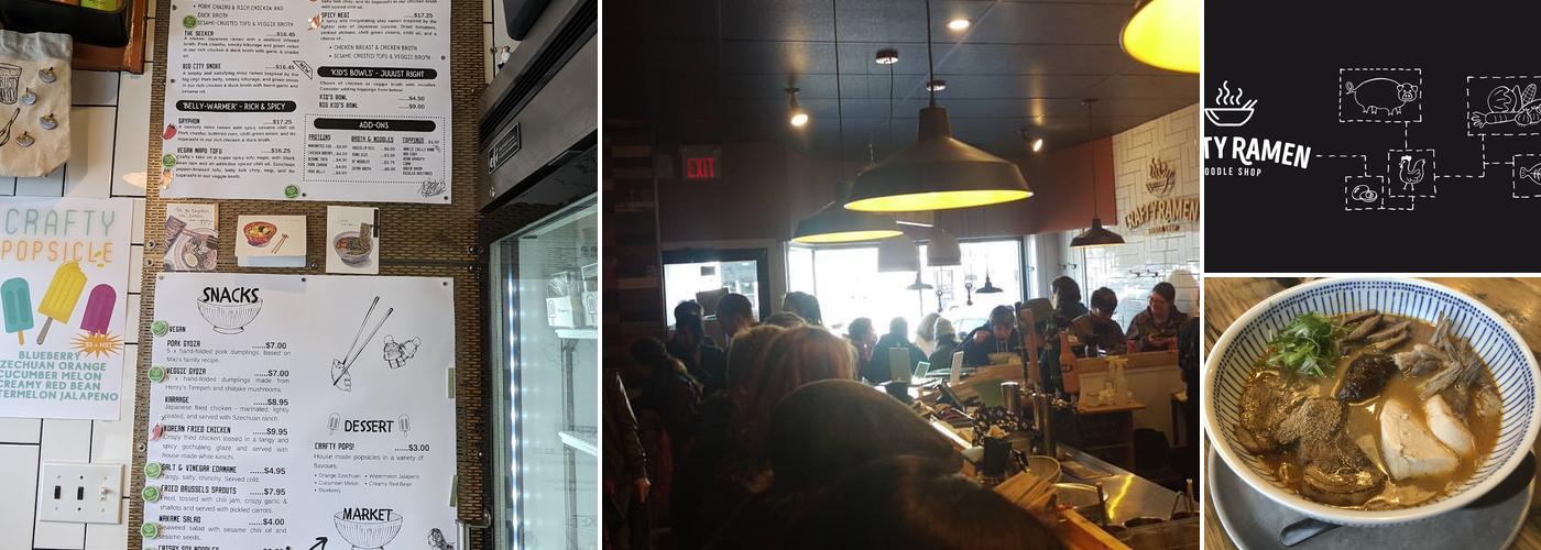 Crafty Ramen Menu