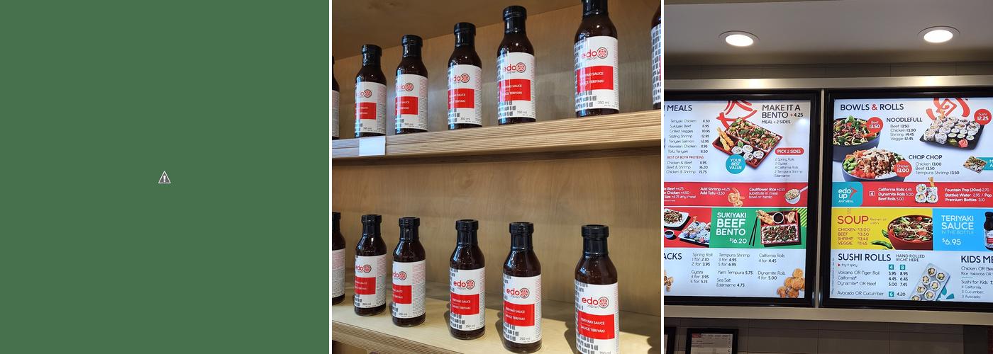 Edo Japan - Sunridge Mall - Grill and Sushi Menu