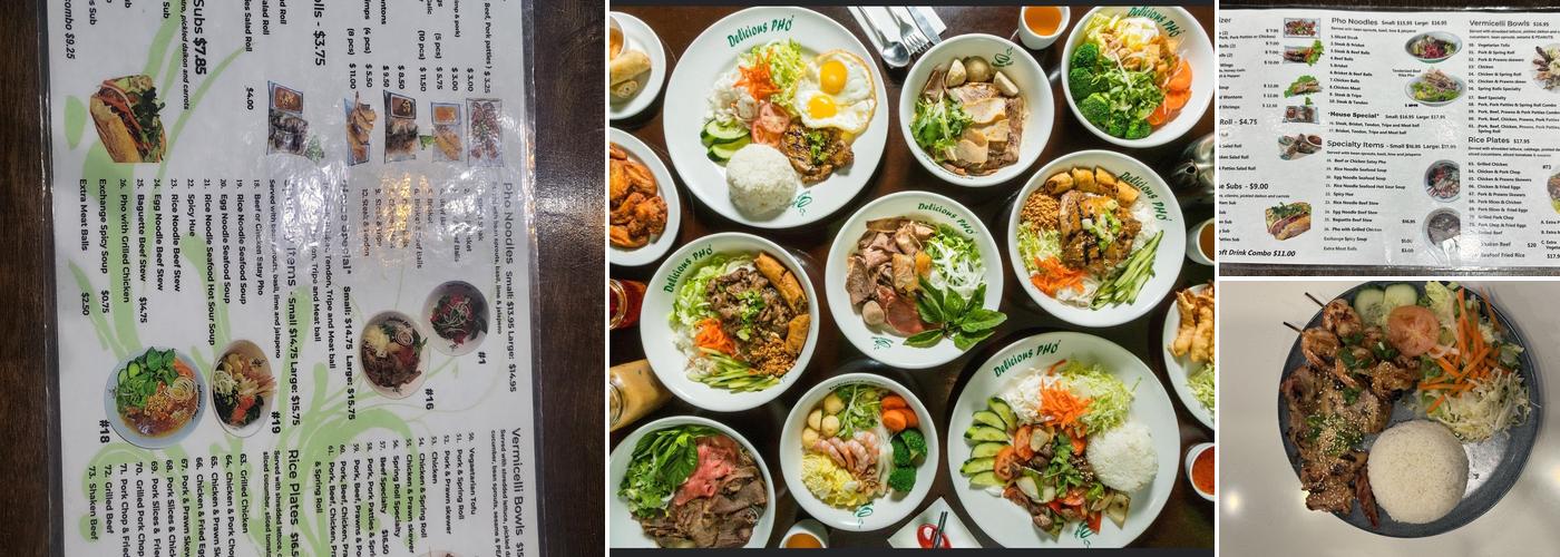 Delicious Phở Menu