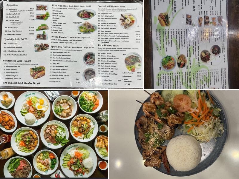 Delicious Phở Menu