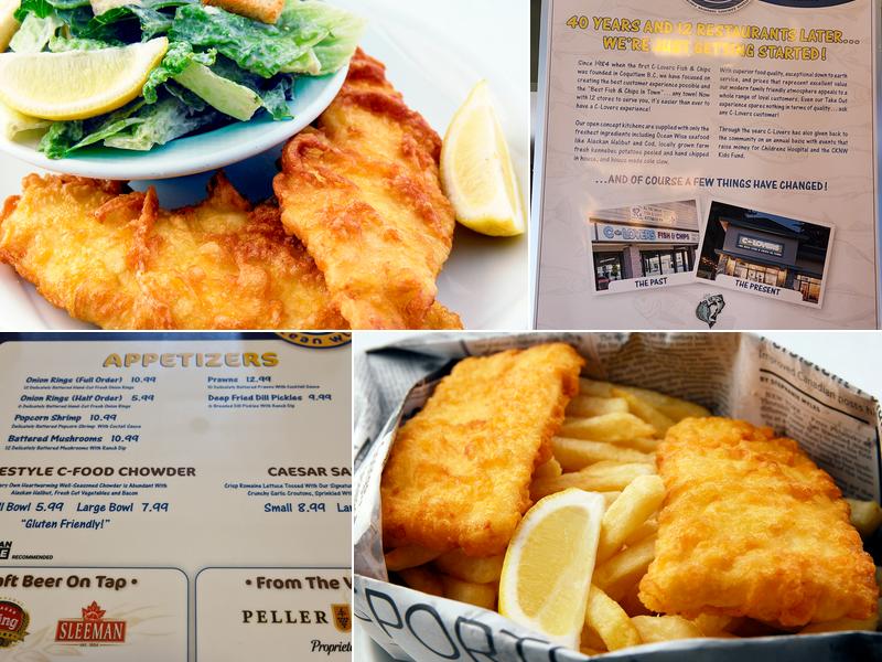 C-Lovers Fish & Chips Menu