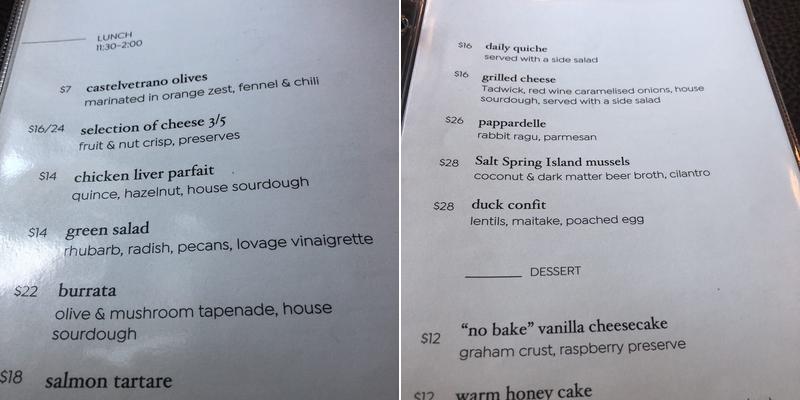 Hattie's Farm to Table Restaurant Menu