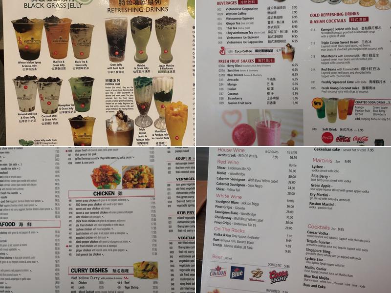 Ben Thanh Menu