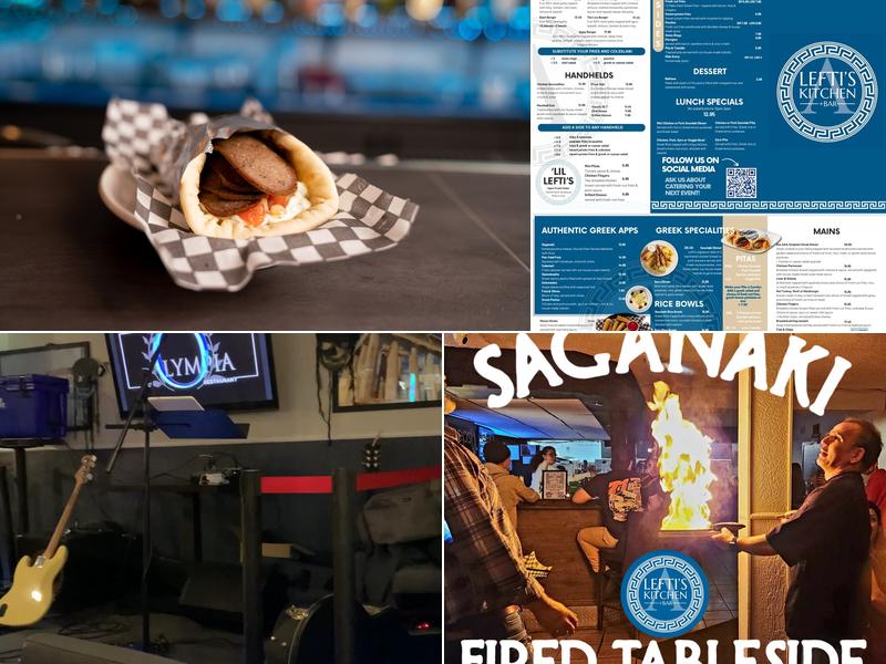 Lefti's Kitchen + Bar Menu