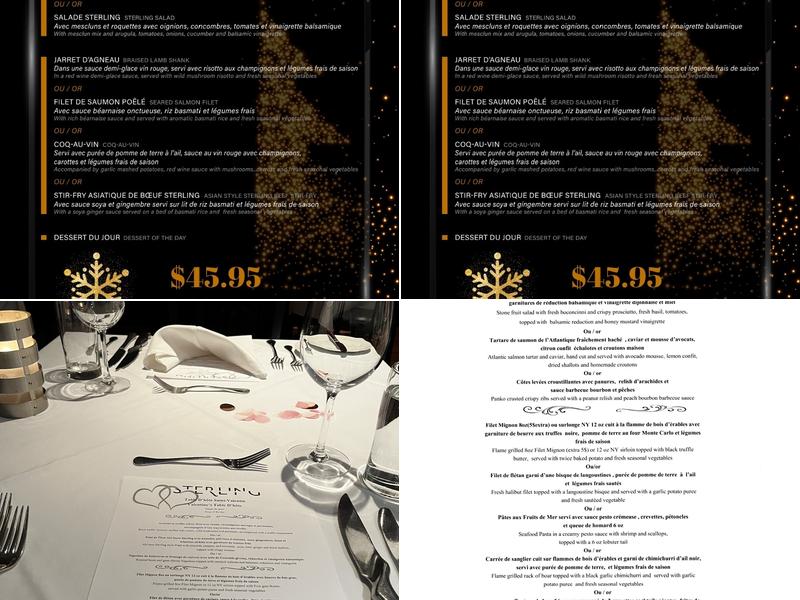 Sterling Menu