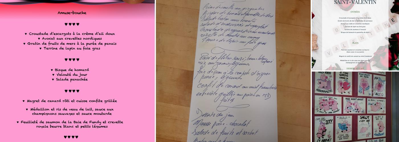 Le Pied de Cochon Menu