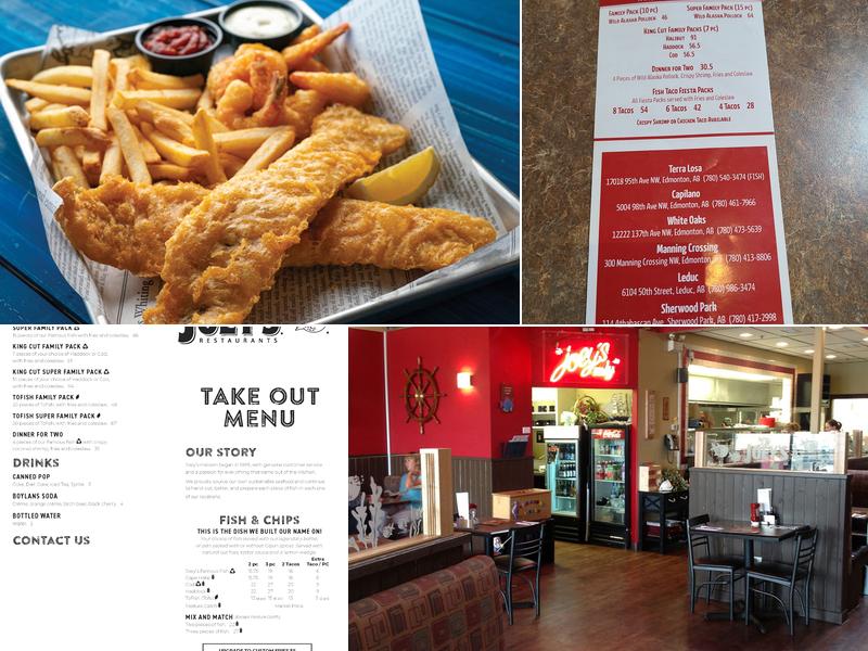 Joey’s Fish Shack Menu