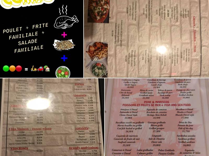 Chez Doval Menu