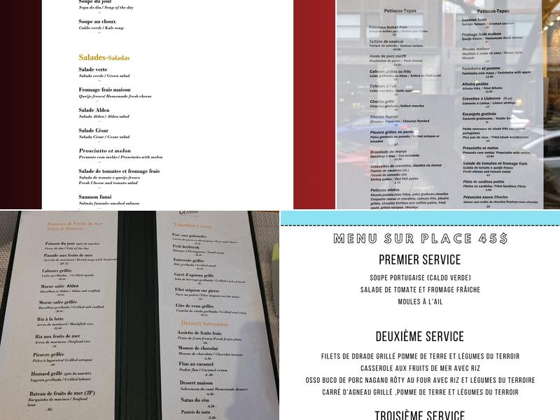 Aldea Menu