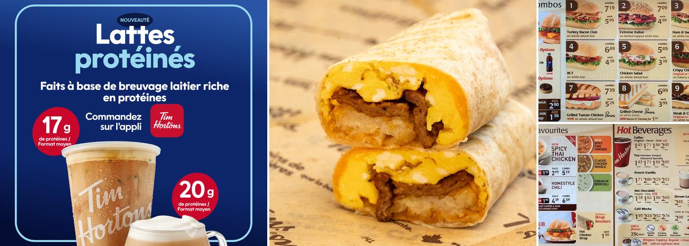 Tim Hortons Menu