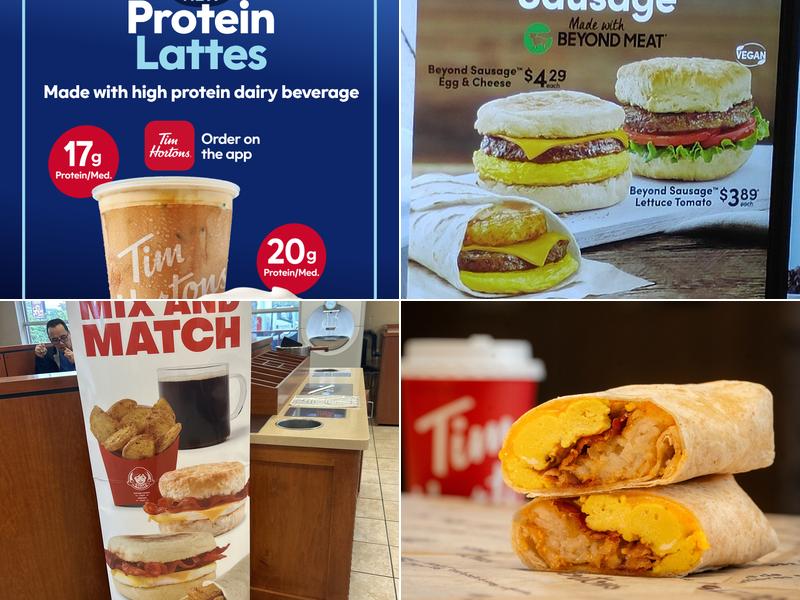 Tim Hortons Menu