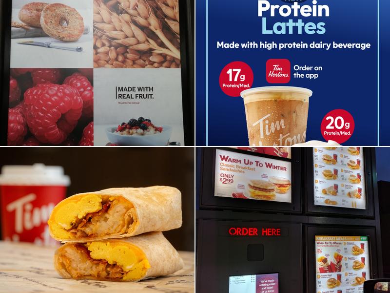 Tim Hortons Menu