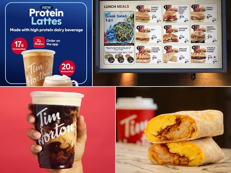 Tim Hortons Menu
