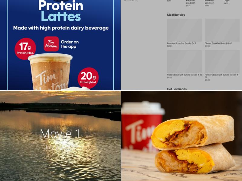 Tim Hortons Menu