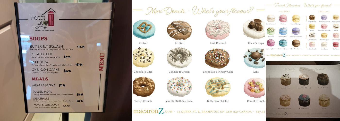 Macaronz Menu