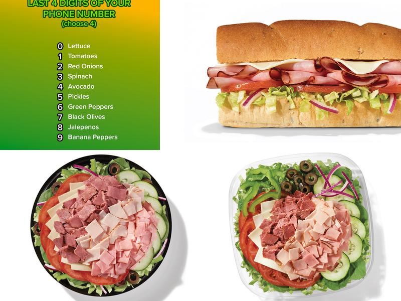 Subway Menu