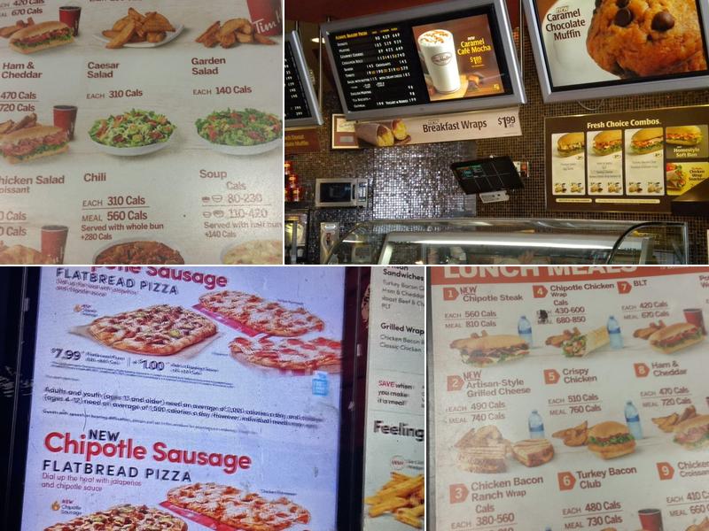 Tim Hortons Menu