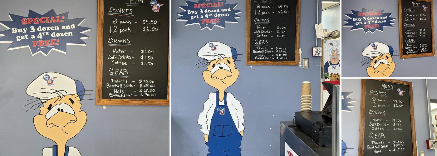 Tiny Tom Donuts Ltd Menu
