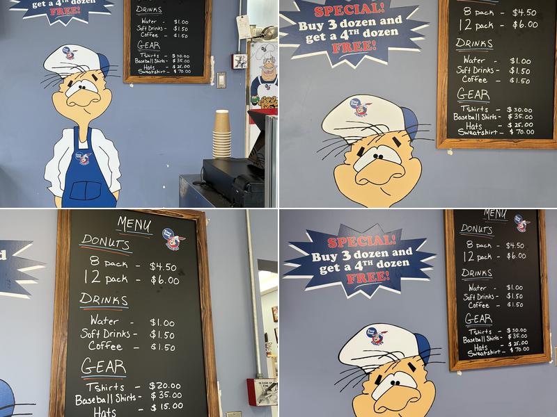 Tiny Tom Donuts Ltd Menu