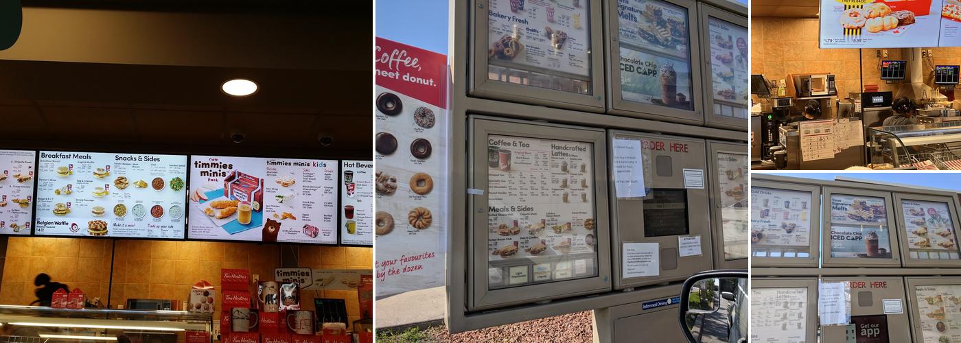 Tim Hortons Menu