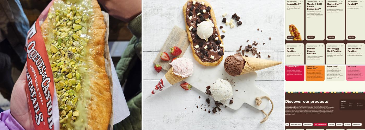 BeaverTails Niagara Falls Menu
