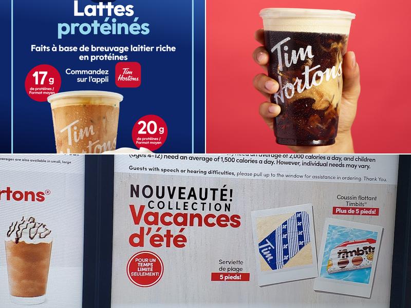 Tim Hortons Menu
