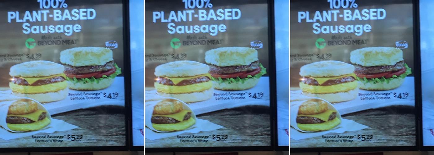 Tim Hortons Menu