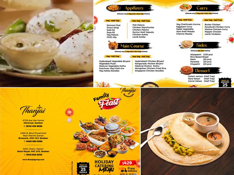 Thanjai Restaurant Menu