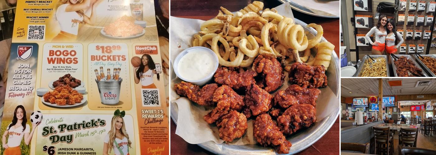 Hooters Menu