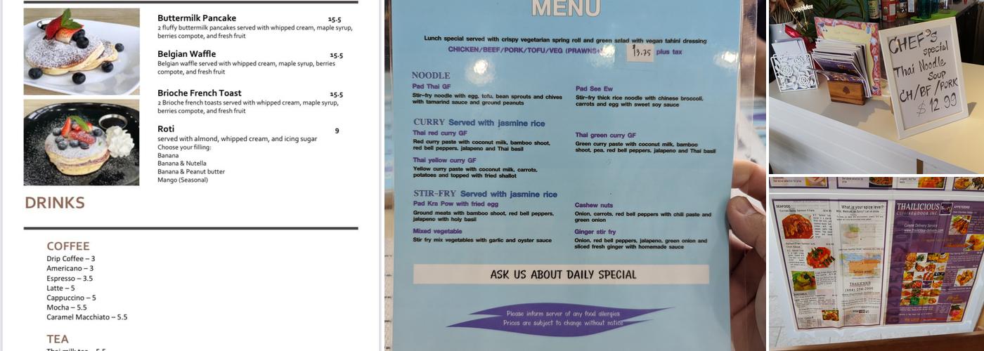 Thailicious by Thai Away Home Menu