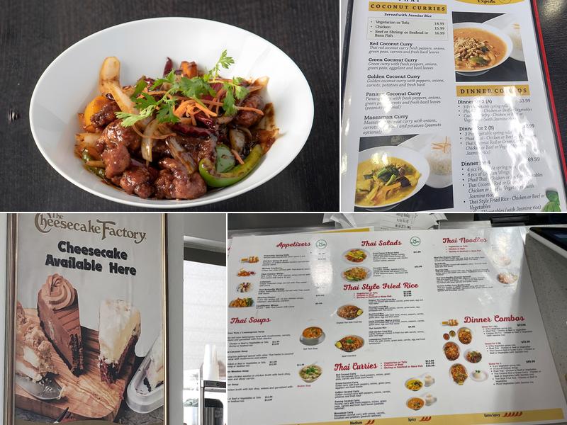 Thai Cuisine Experts Menu